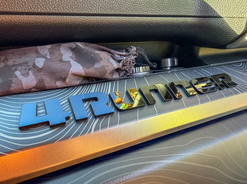 "4RUNNER" Dash Letters with Template - 2025+ 4Runner