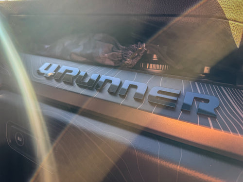"4RUNNER" Dash Letters with Template - 2025+ 4Runner